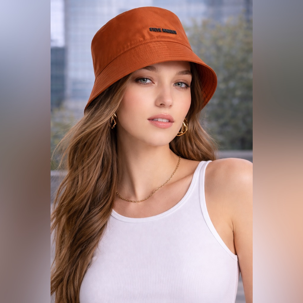 Nwt! Steve Madden Satin Lined Bucket Hat